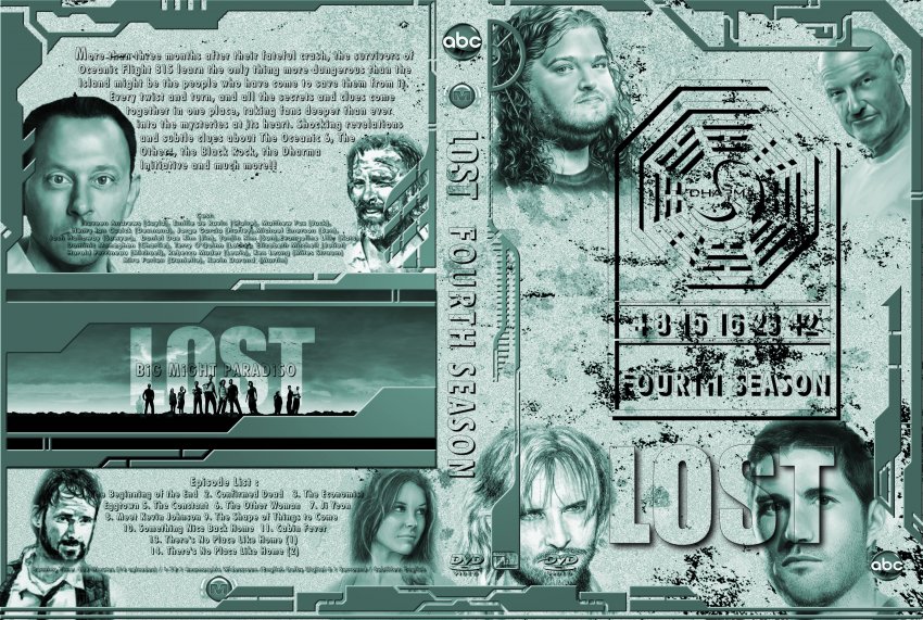 Lost Season 4 DVD Cover