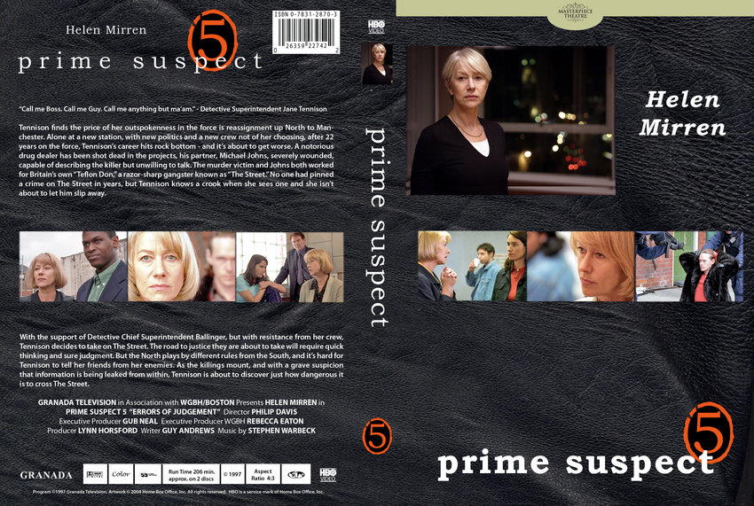 Prime Suspect Series 5 TV DVD Custom Covers Prime Suspect Series 5