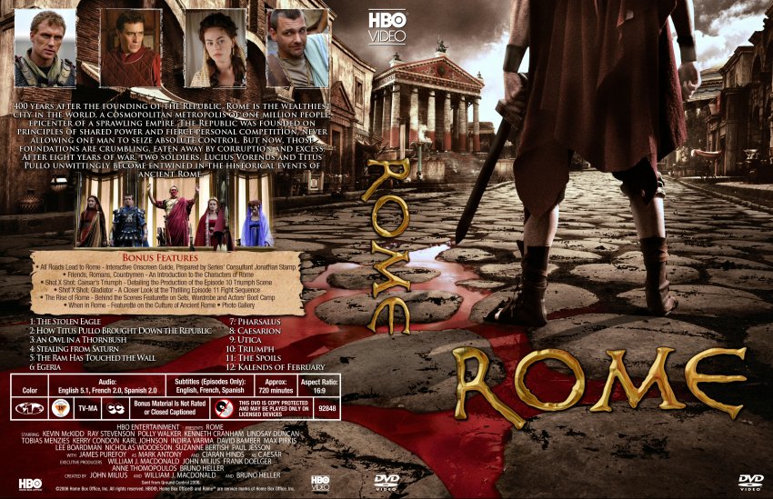 enz Positief restaurant Rome HBO Series - TV DVD Custom Covers - Rome :: DVD Covers