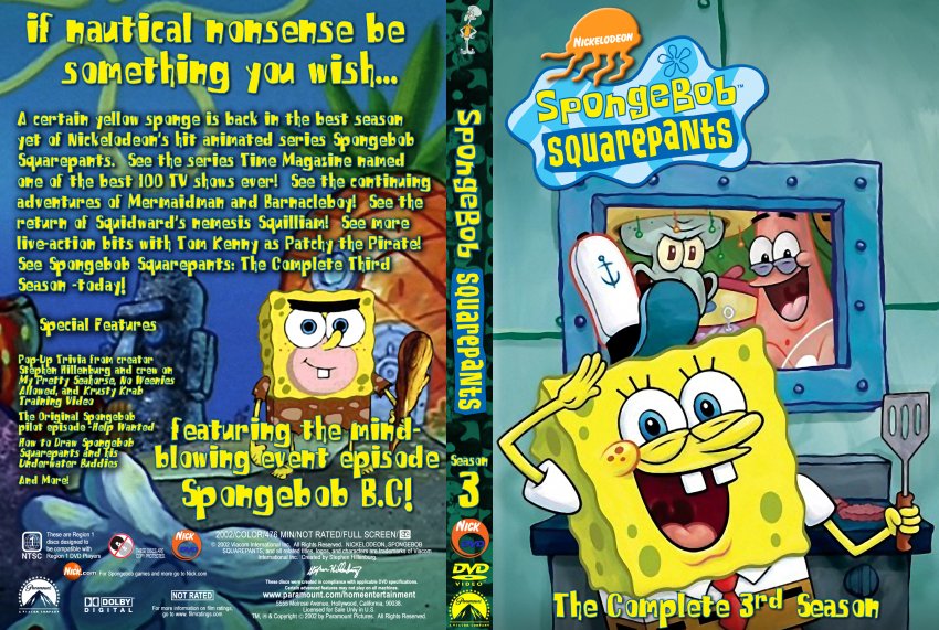 Spongebob Squarepants: The Complete 3rd Season