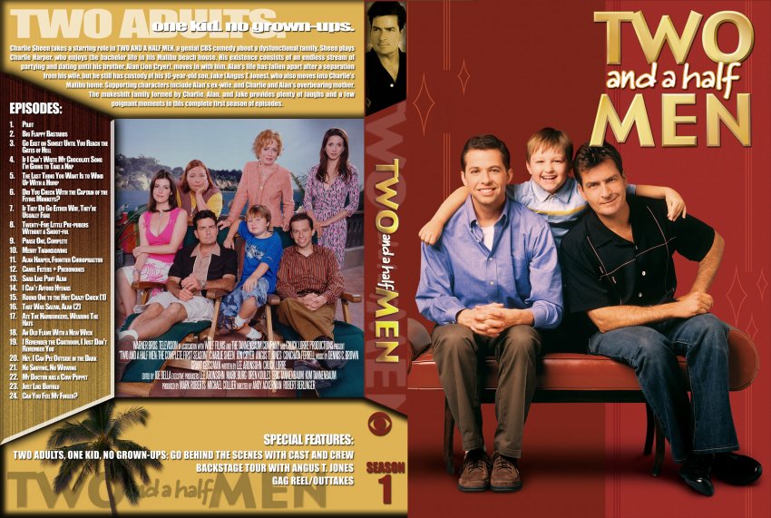 Two and Half Men - Season 1- TV DVD Custom Covers - Two and a Half...