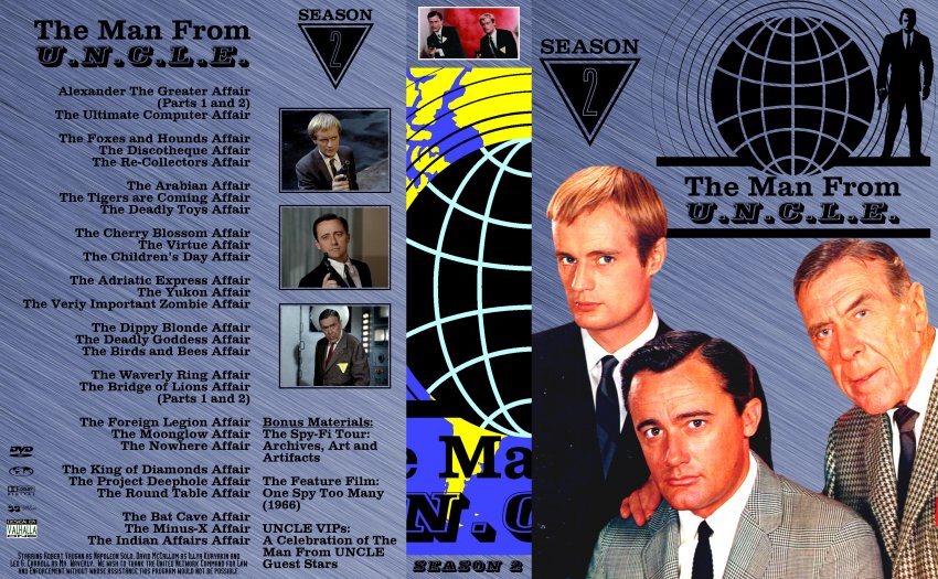 The Man from UNCLE Spanning Spine Season 2