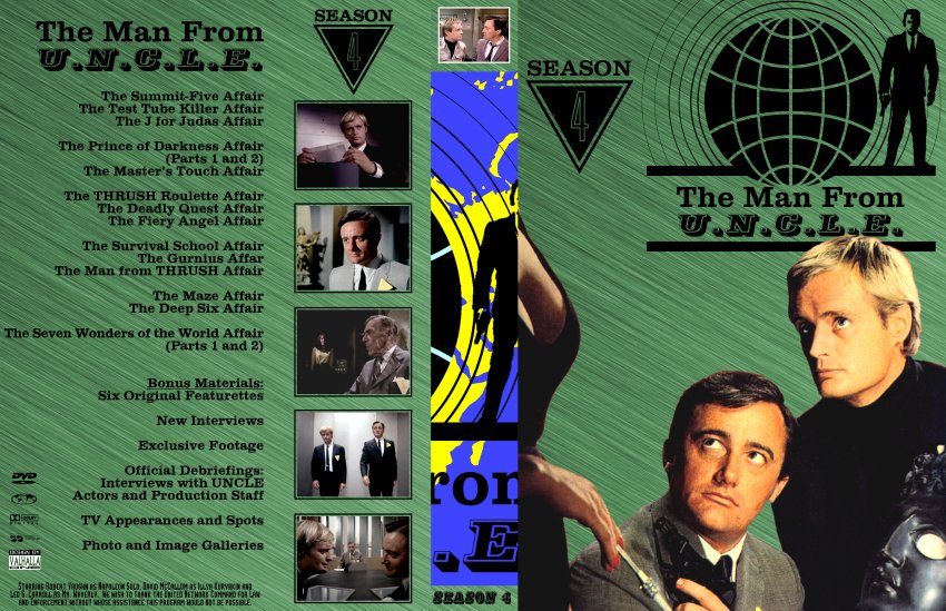 The Man From UNCLE Spanning Spine - Season 4