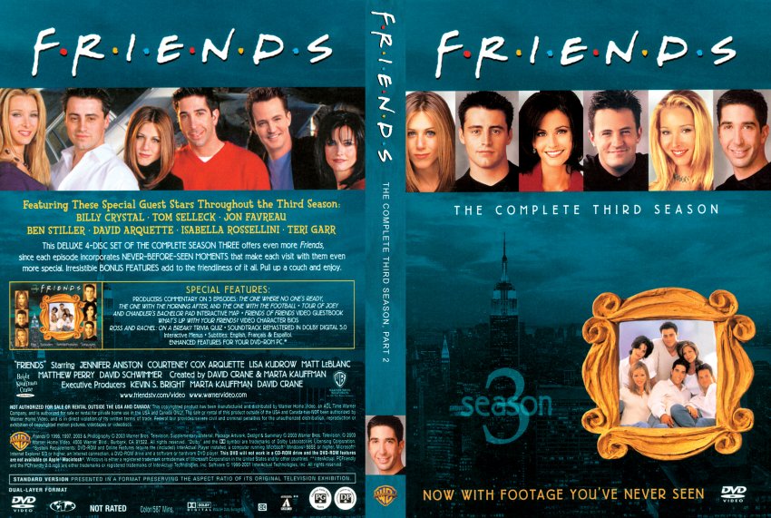 Friends Season 3 Disc 3 & 4 Custom