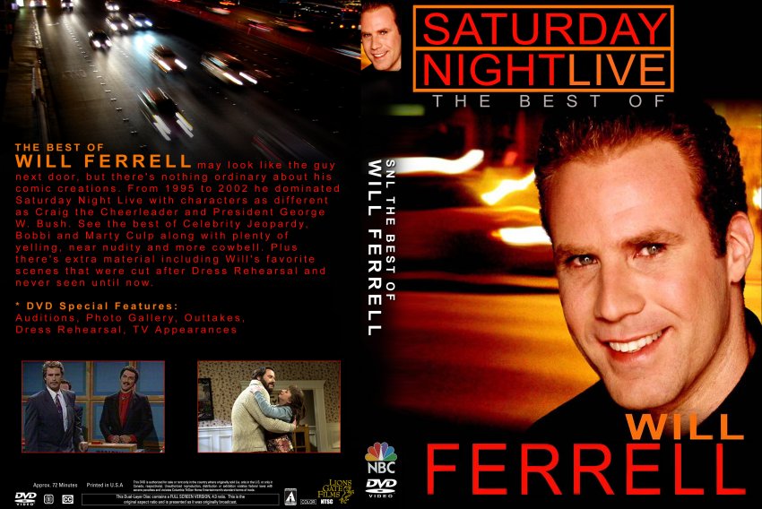 Snl Saturday Night Live Best Of Will Ferrell Tv Dvd Scanned Covers 21cover Will Ferrell Snl Dvd Covers