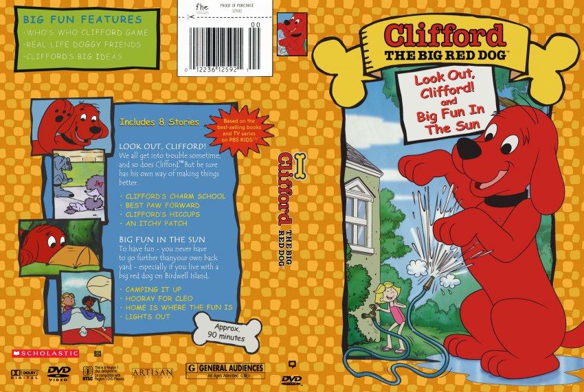 Clifford the Big Red Dog Look out Clifford / Big Fun in the Sun - TV - Clifford The Big Red Dog Dvd