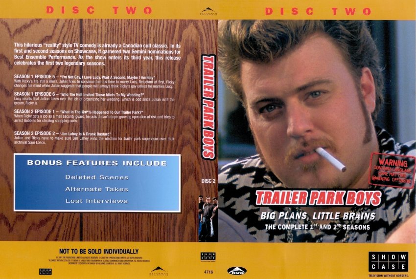 Trailer Park Boys Seasons 1 & 2 Disc 2