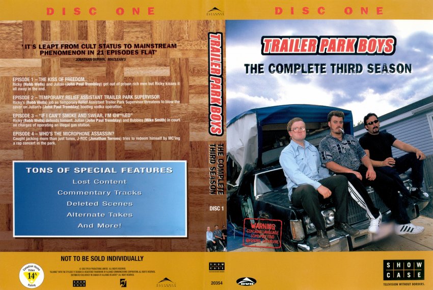 Trailer Park Boys Season 3 Disc 1