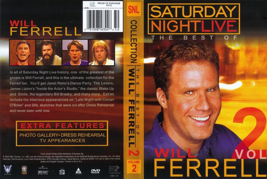 SNL - The Best Of Will Ferrell Vol. 2 (Scan)