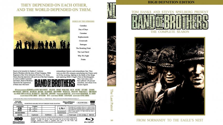 Band of Brothers D8 Blu ray Scan