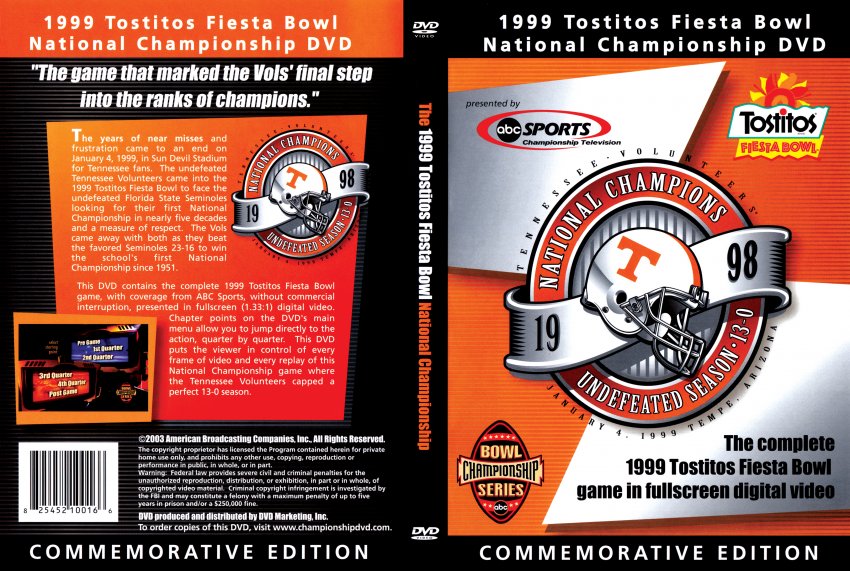The 1999 Tostitos Fiesta Bowl National Championship
