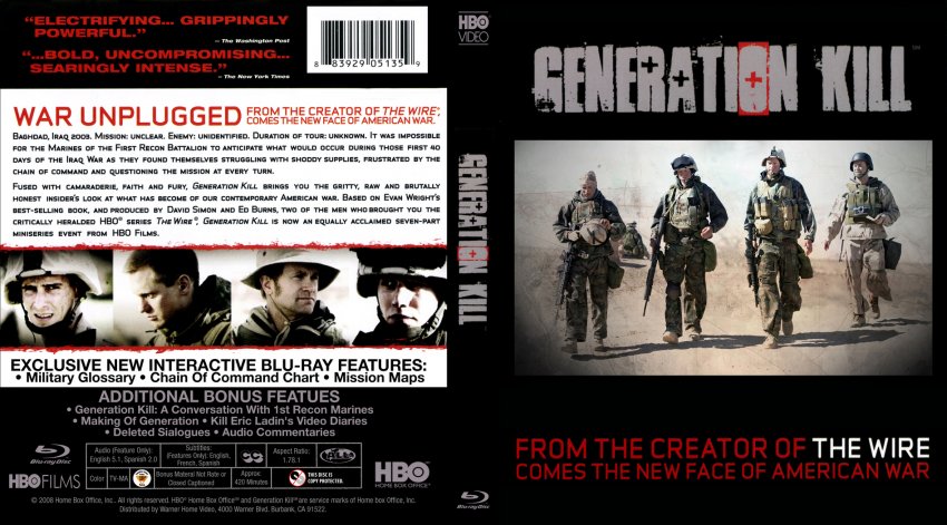 Generation Kill Blu ray 1 15mm