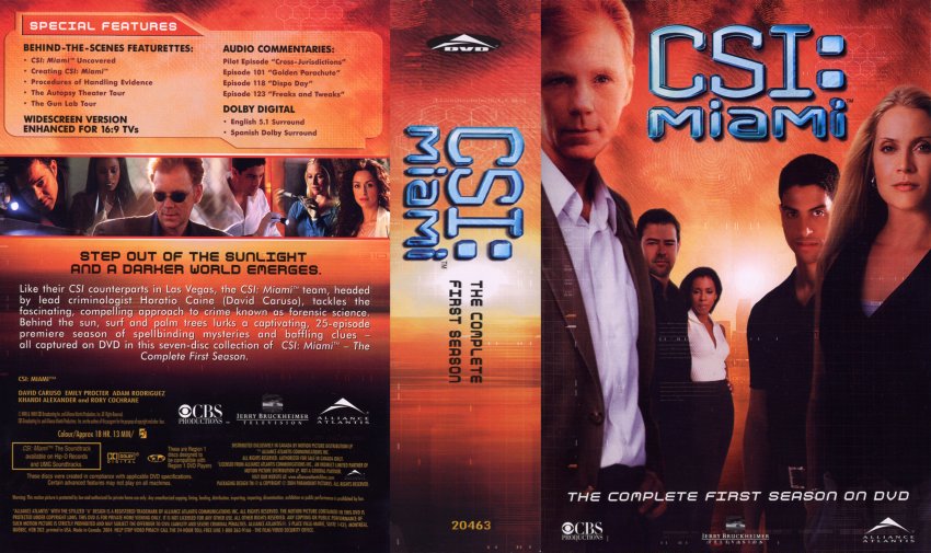 CSI Miami Season 1 R1 Scan