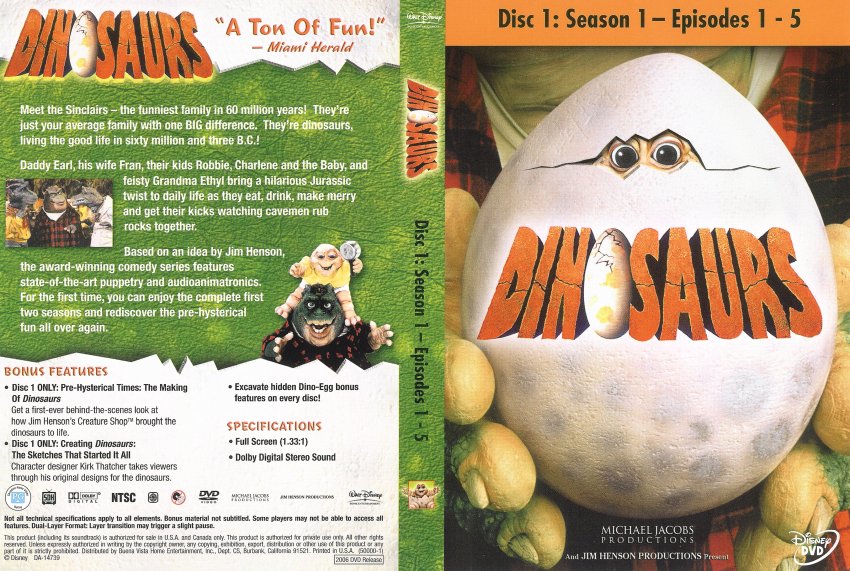 Dinosaurs Season 1 : Disc 1