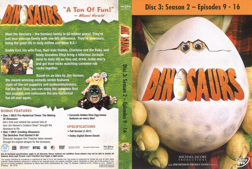 Dinosaurs Season 2 : Disc 3