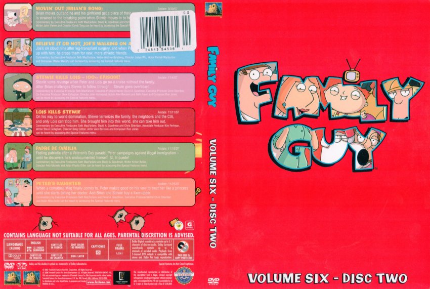 Family Guy Volume 6 Disc 2