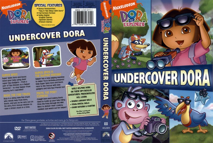 Undercover Dora- TV DVD Scanned Covers - Undercover Dora :: DVD Cov...