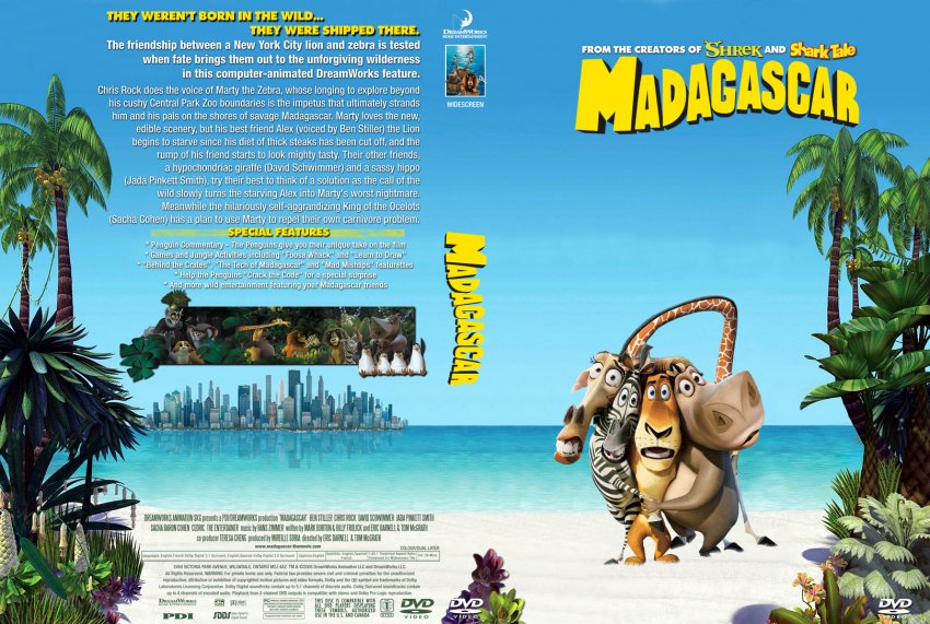 Madagascar Movie Dvd Custom Covers 1016madagascar Ver2 Dvd Covers