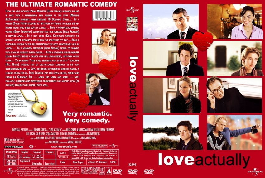 Love Actually - Movie DVD Custom Covers - 1249lovactually cstm :: DVD ...