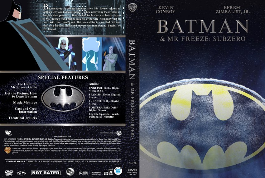 Batman & Mr. Freeze SubZero