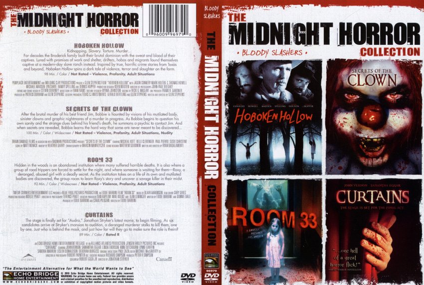 The Midnight Horror Collection: Hoboken Hollow; Secrets of the Clown; Room