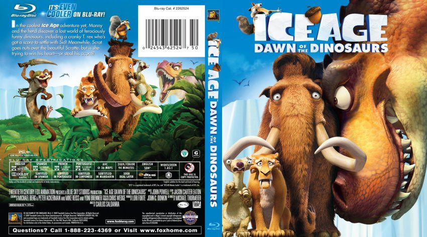 ice-age-3-dawn of the dinasaurs- Movie Blu-Ray Custom Covers - ice-age-3-.....