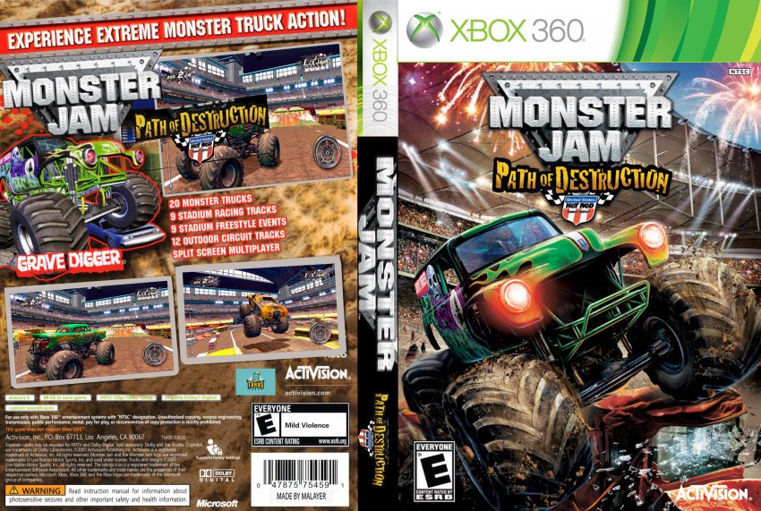 monster jam path of destruction xbox 360