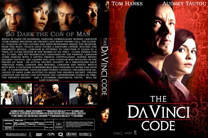 Da Vinci Code Dvd Cover