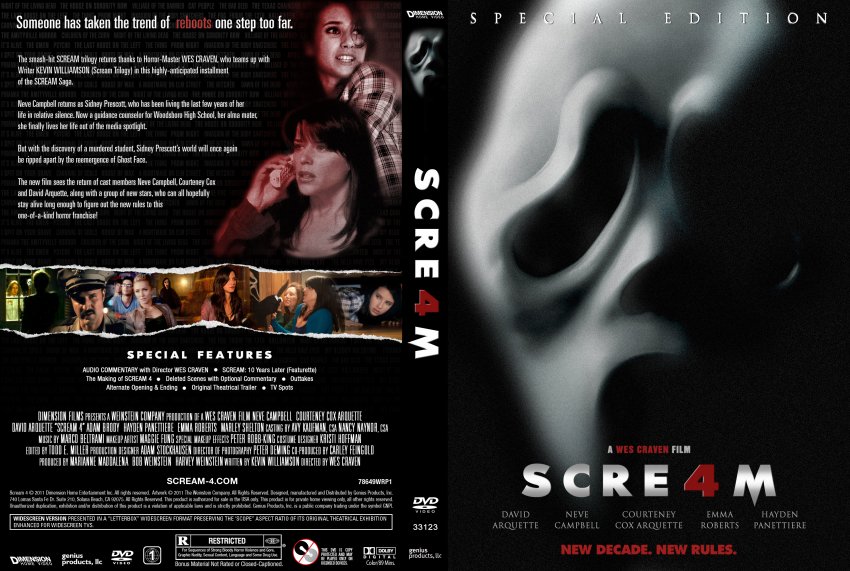 Scream 4 - Custom DVD Cover 1