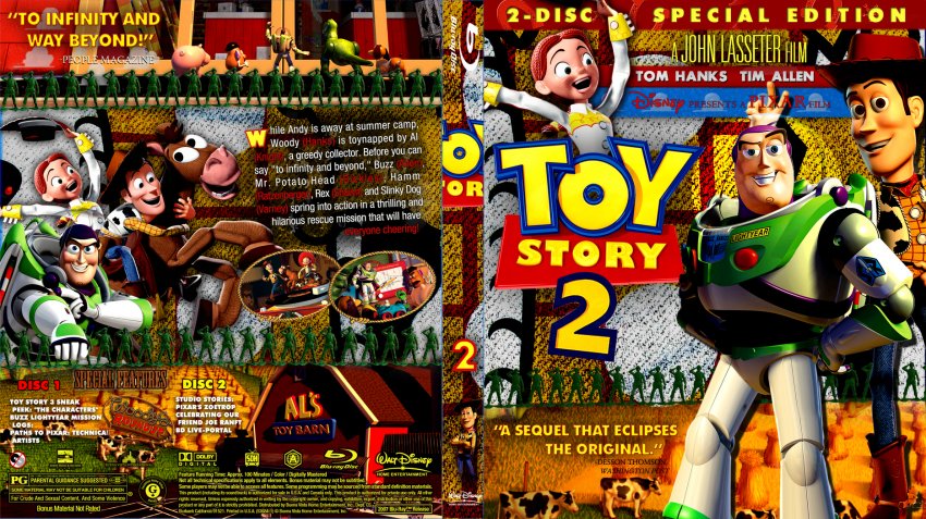 toy story 2 dvd cover