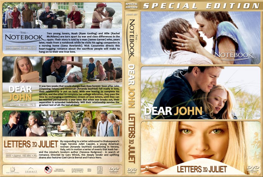 the notebook and dear john the notebook and dear john
