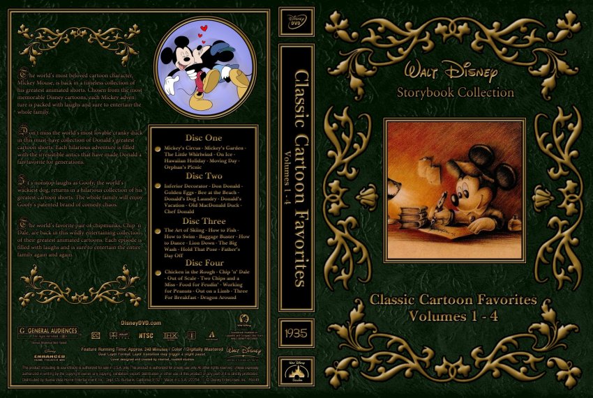 Classic Cartoon Favorites - Volumes 1 - 4
