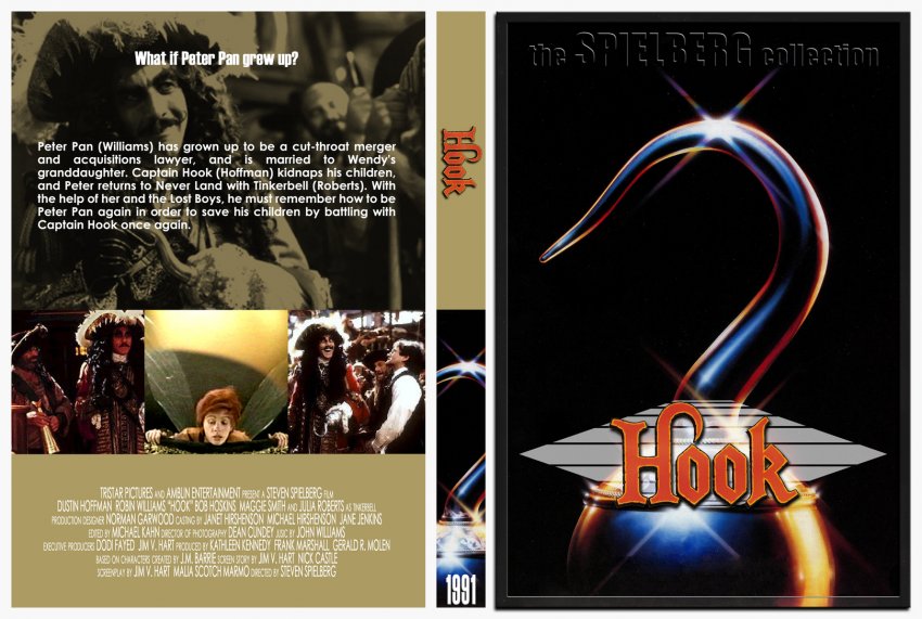 Hook - Movie DVD Custom Covers - 1991 - Hook :: DVD Covers