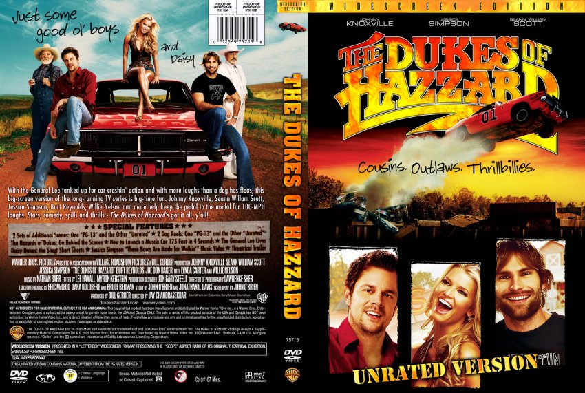The Dukes Of Hazzard WS Unrated Custom