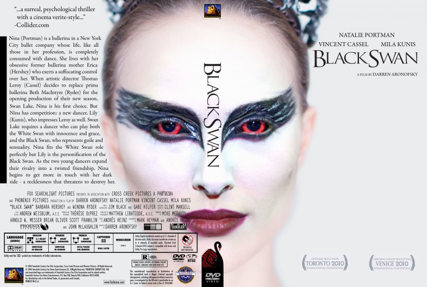 Black Swan DVD No Barcode
