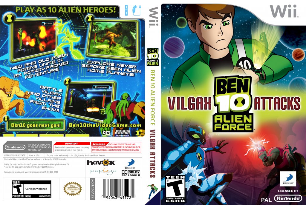 Ben 10: Alien Force - DVD Game (2009) - MobyGames