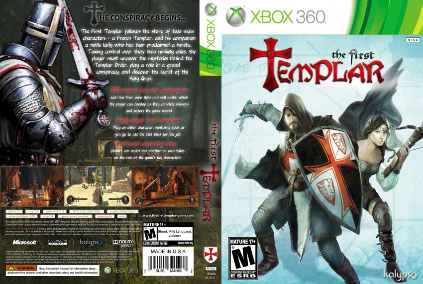 Jogo The First Templar Para Xbox 360 na Americanas Empresas