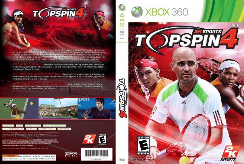 top spin 4 xbox 360