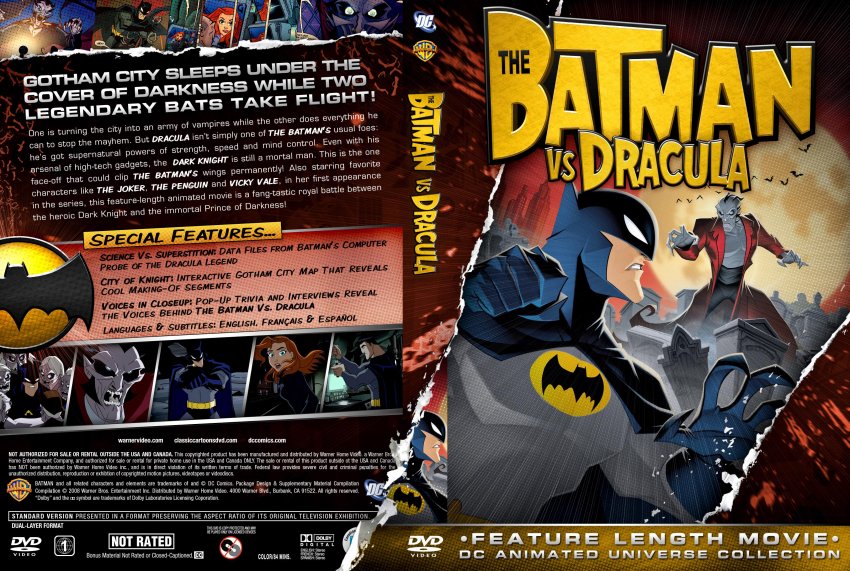 DC Animated The Batman Vs. Dracula