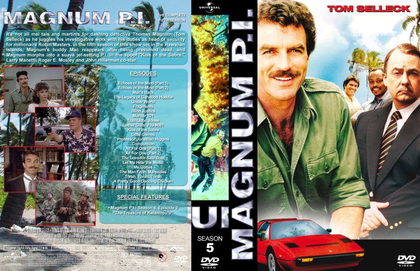Magnum P.I. - Season 5 - TV DVD Custom Covers - Magnum P I - Season 5 - Custom :: DVD Covers - Is There A Season 5 Of Magnum Pi