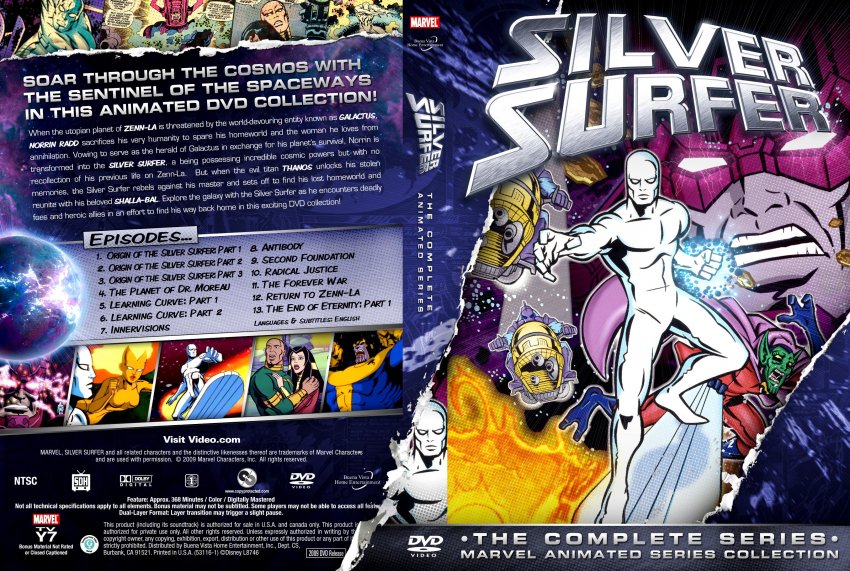 Marvel Animated Silver Surfer The Complete Series - TV DVD Custom Covers - Marvel Animated Silver Surfer The Complete Series - English - Custom f :: DVD Covers Marvel Animated Silver Surfer The Complete Series - TV DVD Custom Covers - Marvel Animated Silver Surfer The Complete Series - English - Custom f :: DVD Covers