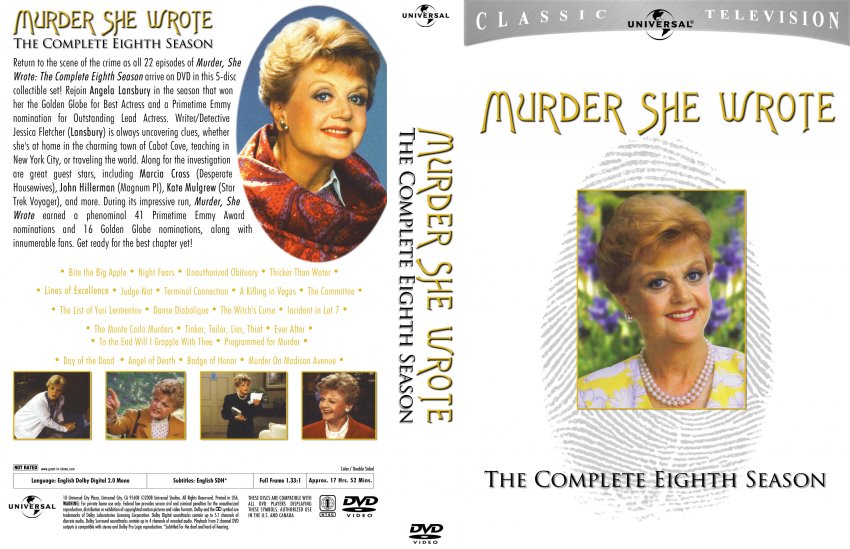Murder She Wrote Season 8