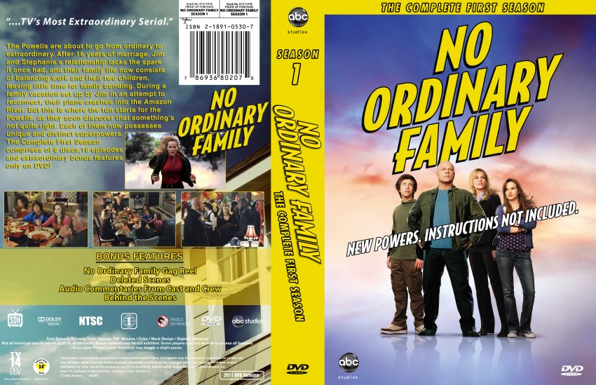 No Ordinary Family Season 1 R1