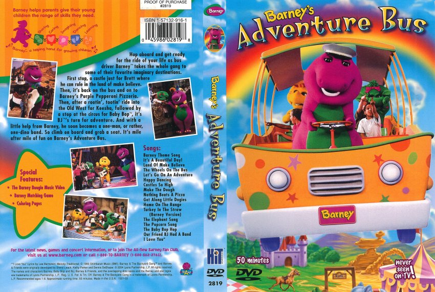 Barney's Adventure Bus