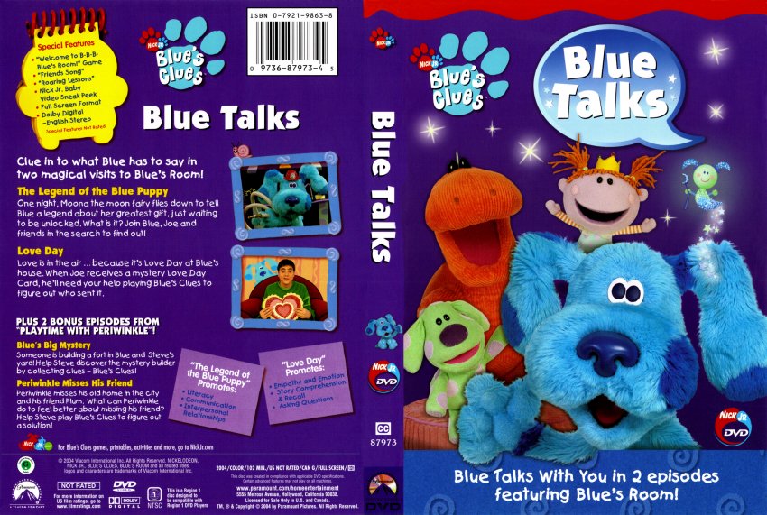 Blues Clues Blue Talks