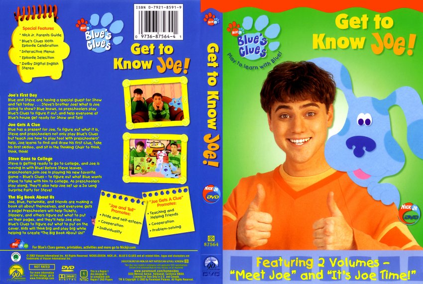 Blues Clues Get To Know Joe!