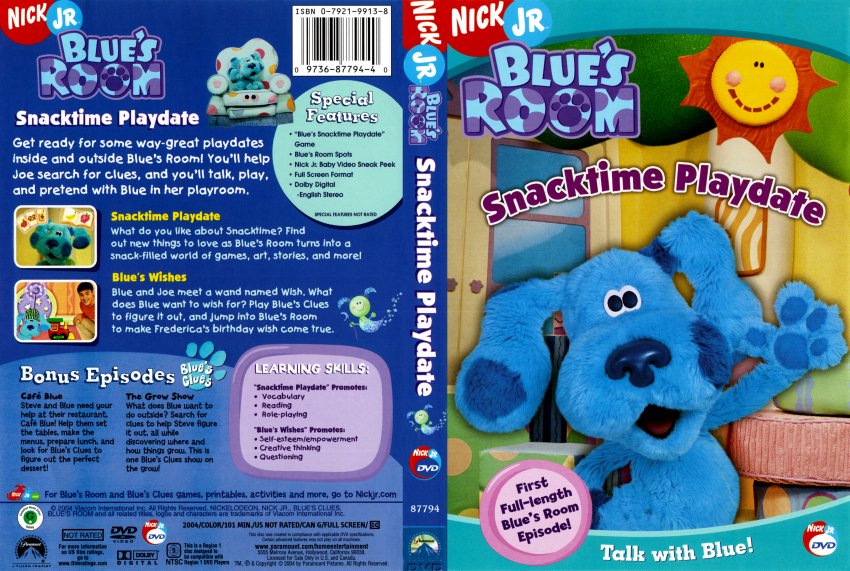 Blues Clues Snacktime Playdate.