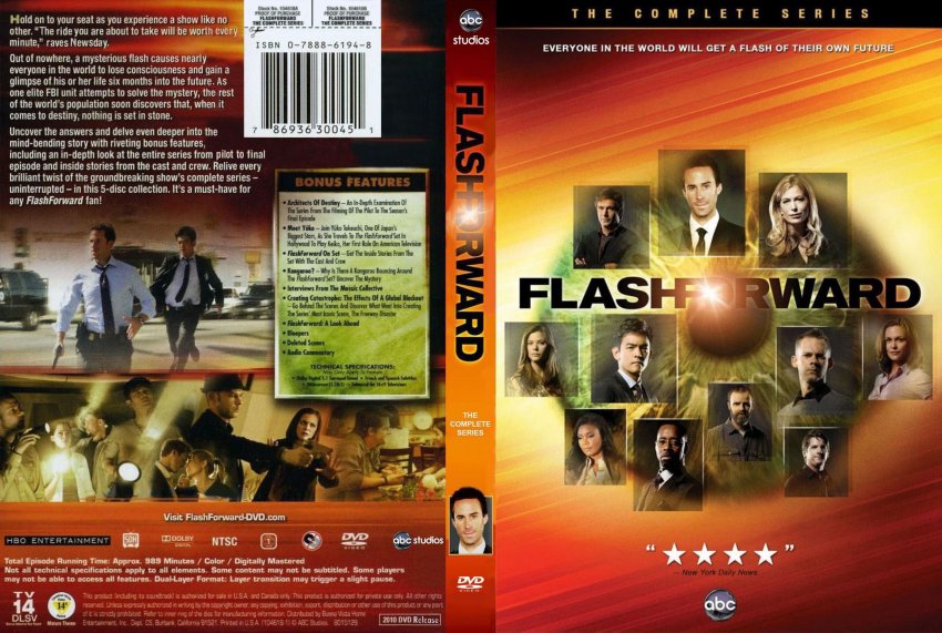 Flashforward season 1 TV DVD Scanned Covers