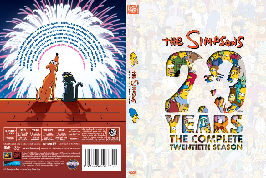 The Simpsons Season 20 Tv Dvd Scanned Covers The Simpsons Season 20