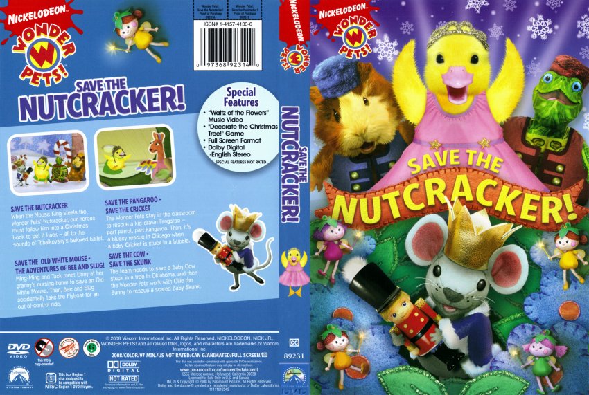 Wonder Pets Save The Nutcracker- TV DVD Scanned Covers - Wonder Pets ...